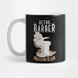 Retro Barber Mug